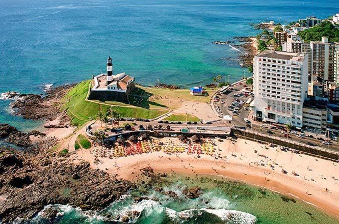 Flat Luxo Bem Localizado No Bairro Da Barra Salvador Lägenhet Exteriör bild